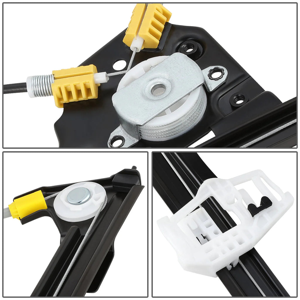06-11 BMW 323I 335I M3 Sedan Power Window Regulator w/o Motor - Rear Right Passenger Side