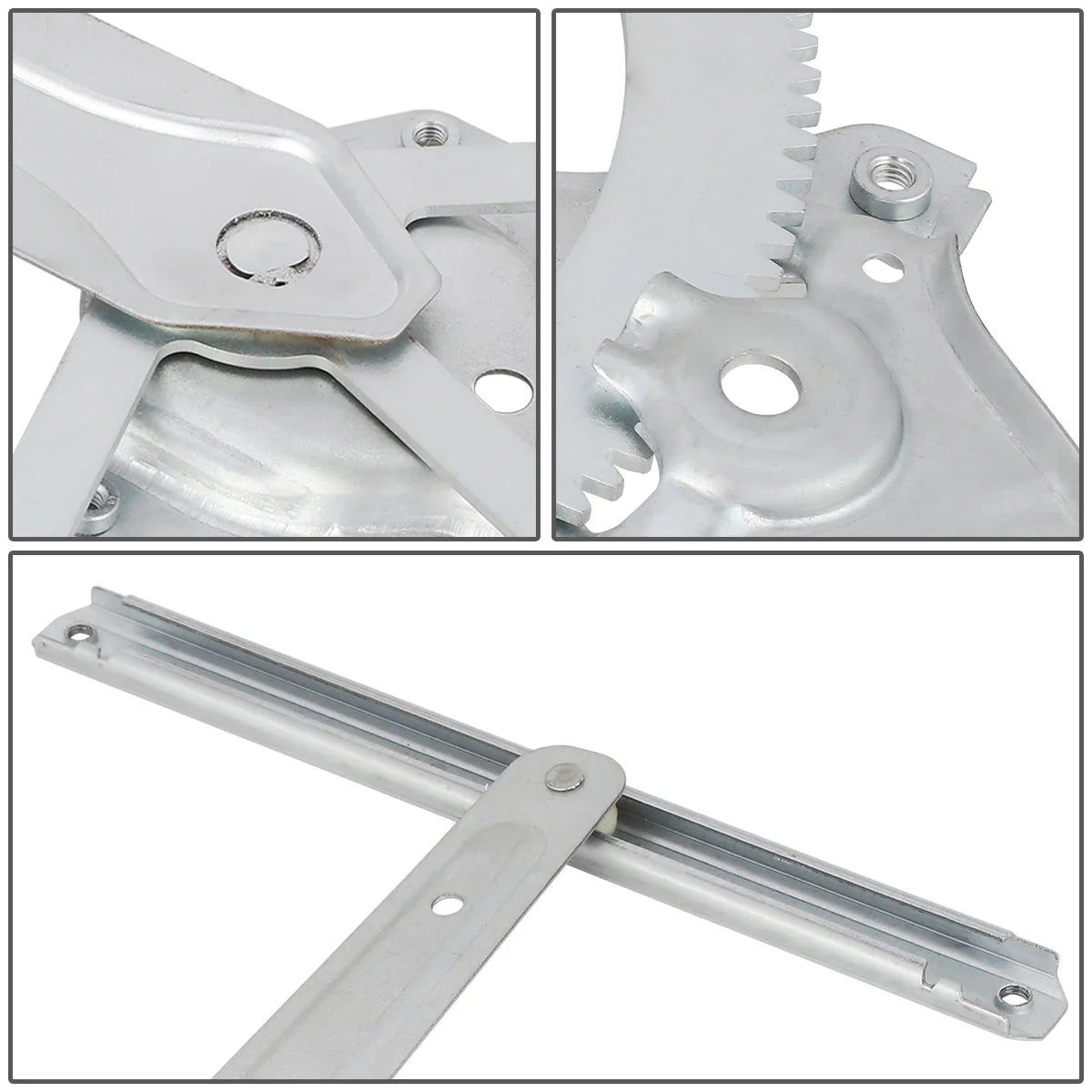 05-18 Toyota Tacoma Crew Cab Power Window Regulator w/o Motor - Front Left /Rear Left Side