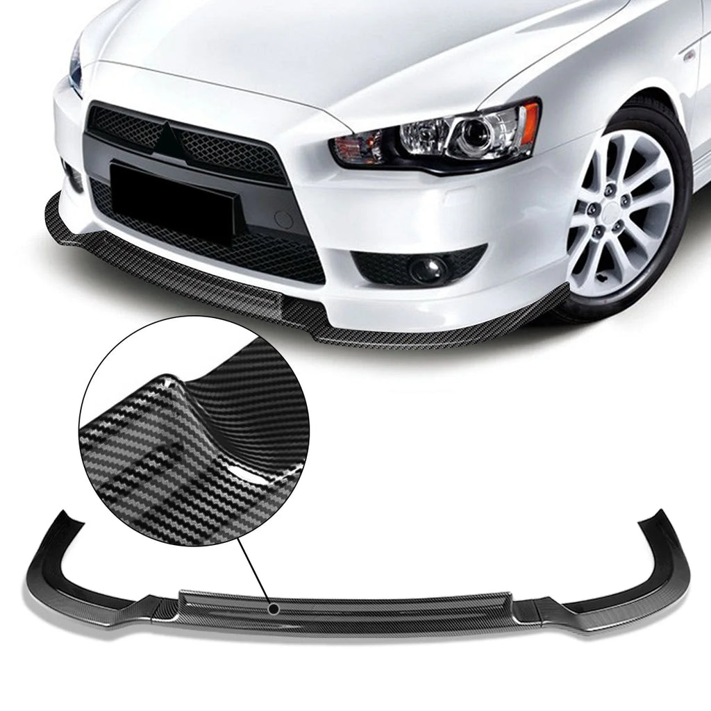 RA-Style Front Bumper Lip 08-15 Mitsubishi Lancer