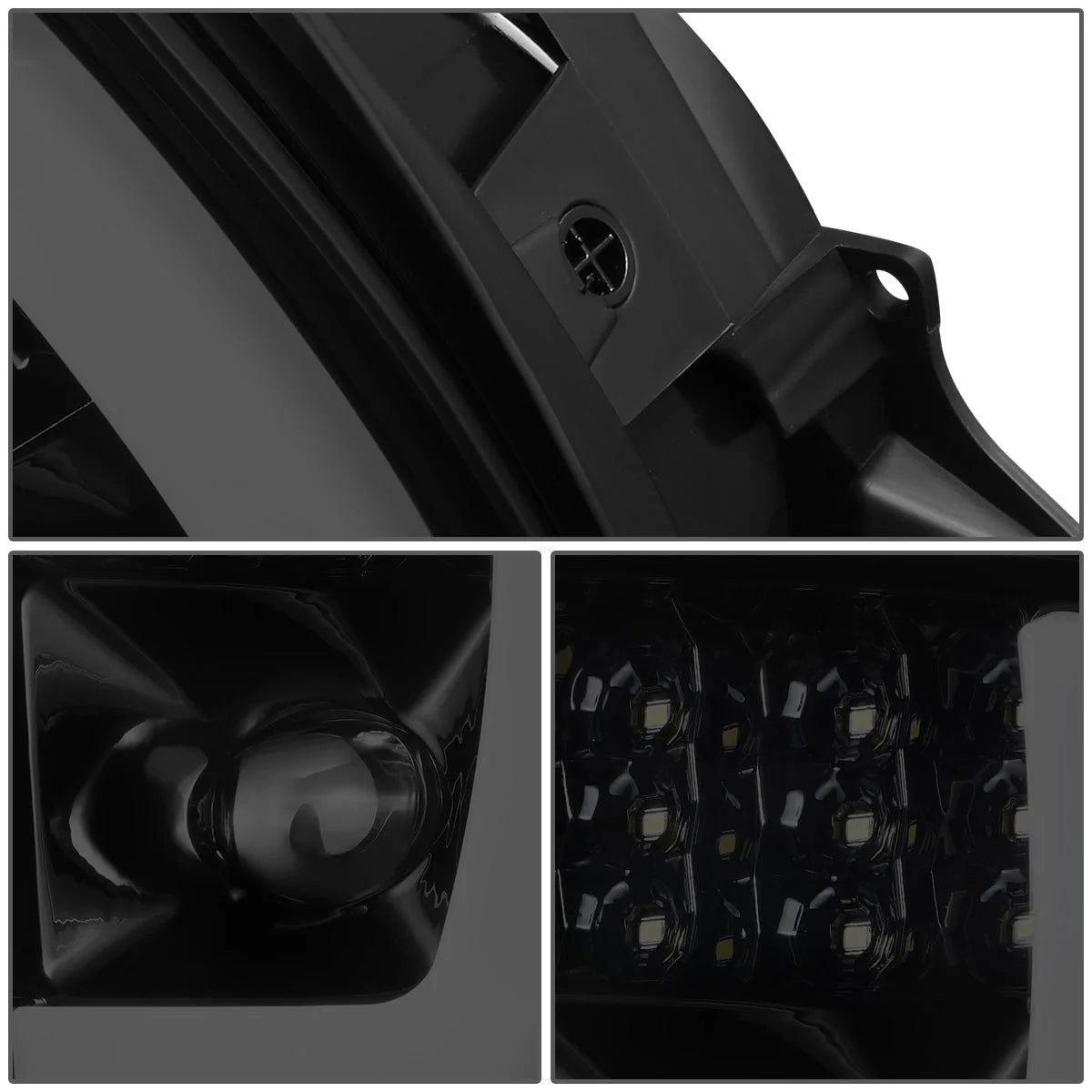 LED DRL Projector Fog Lights w/ Switch Wiring Harnesses 13-22 Ram 1500 Classic
