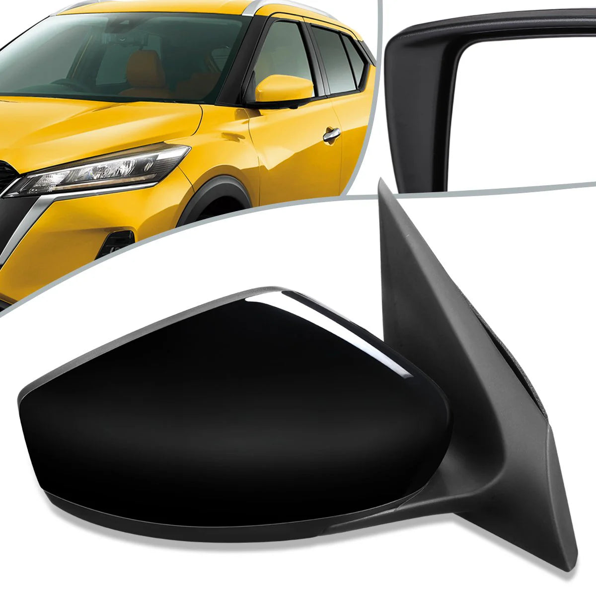 Powered Side View Mirror (Right) 15-19 Nissan Versa