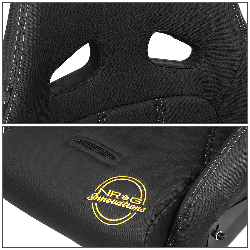 1 Piece Defender Waterproof Vinyl Fixed Back Bucket Racing Seat Universal