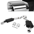 Axle-back Exhaust System w/4 in. OD Stainless Steel Muffler Tip 15-17 Ford Mustang 5.0L