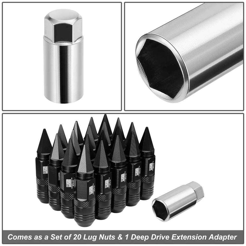 20 Pcs Aluminum Lug Nuts[A Variety of color options] Universal