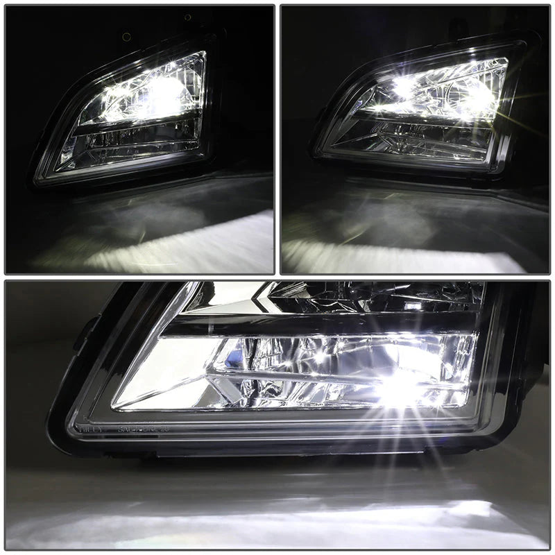 LED Clear Lens Fog Lights 18-22 Volvo VNL