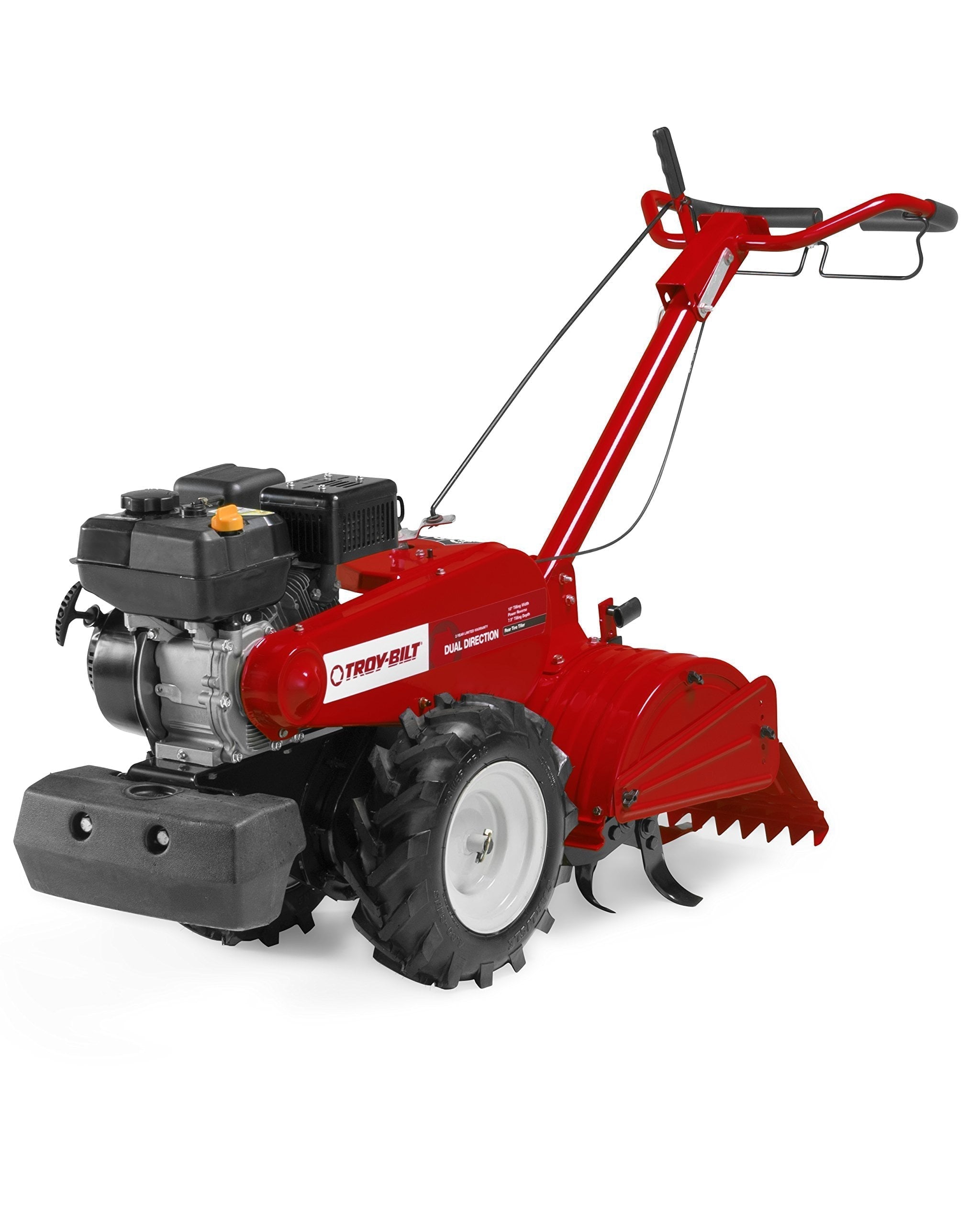 2026 208 cc Gas OHV Engine Rear-Tine Tiller with Forward-Rotating and Counter-Rotating Tilling Options
