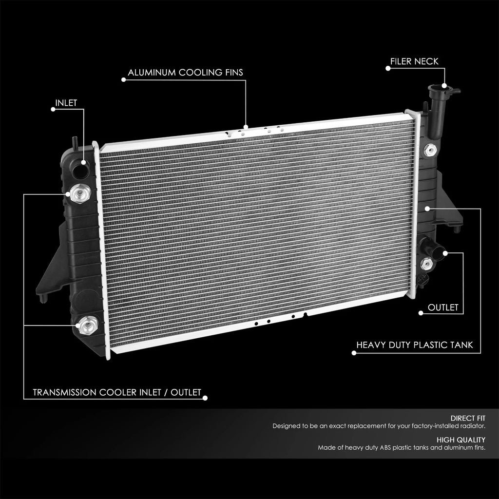 1688 Replacement Radiator 95 Chevy Astro / GMC Safari