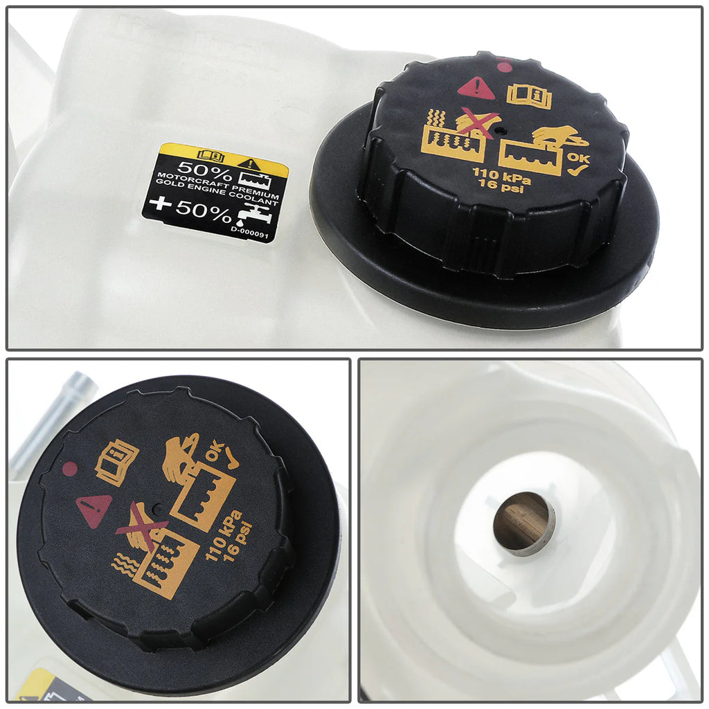 09-17 Ford Flex Lincoln MKT 3.5L 3.7L Coolant Overflow Reservoir w/ Cap