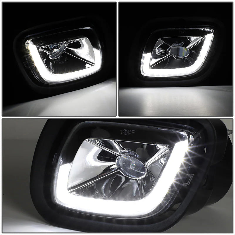 LED DRL Projector Fog Lights 08-17 Freightliner Cascadia