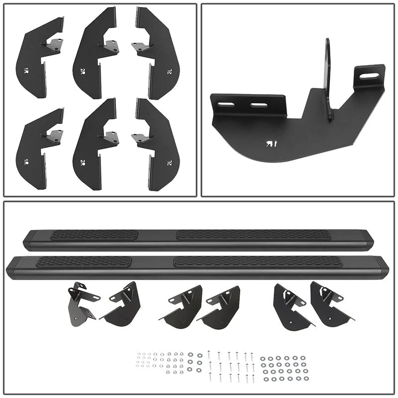 6 in. Wide Tubular Step Bar 07-18 Jeep Wrangler JK