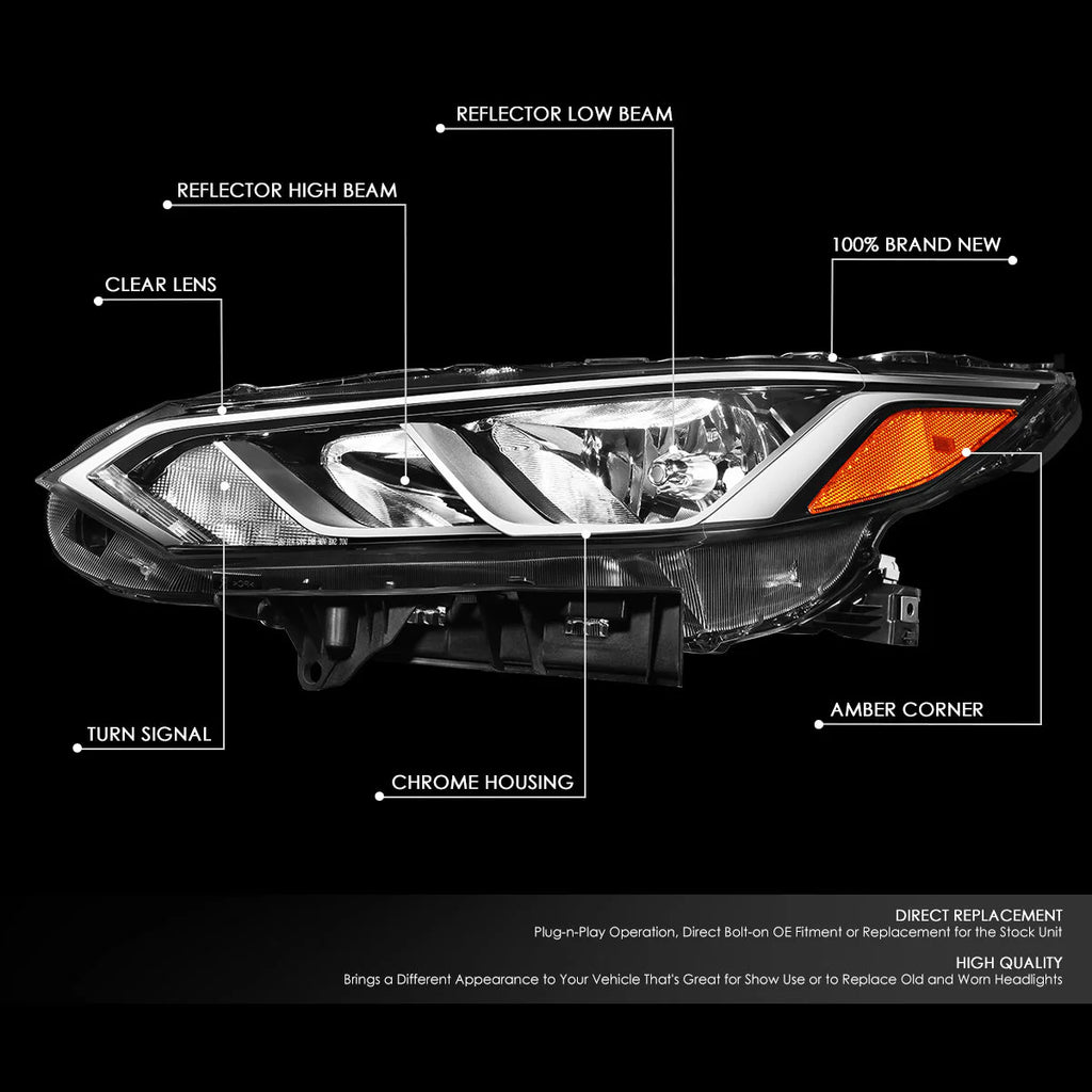 Factory Style Headlight (Left) 20-22 Nissan Sentra