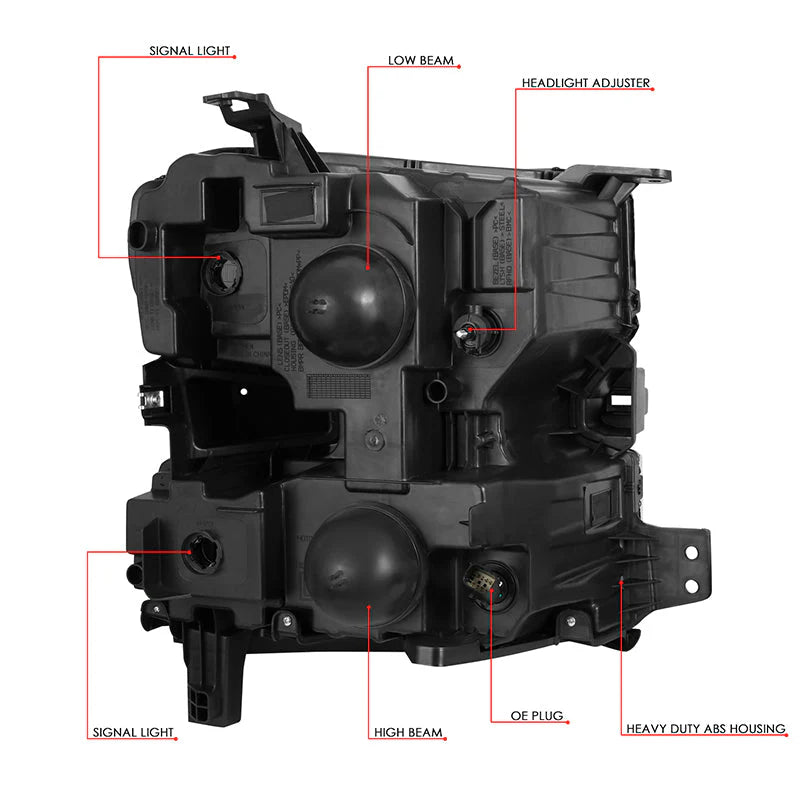 Factory Style Headlights 19-22 Chevy Silverado 1500