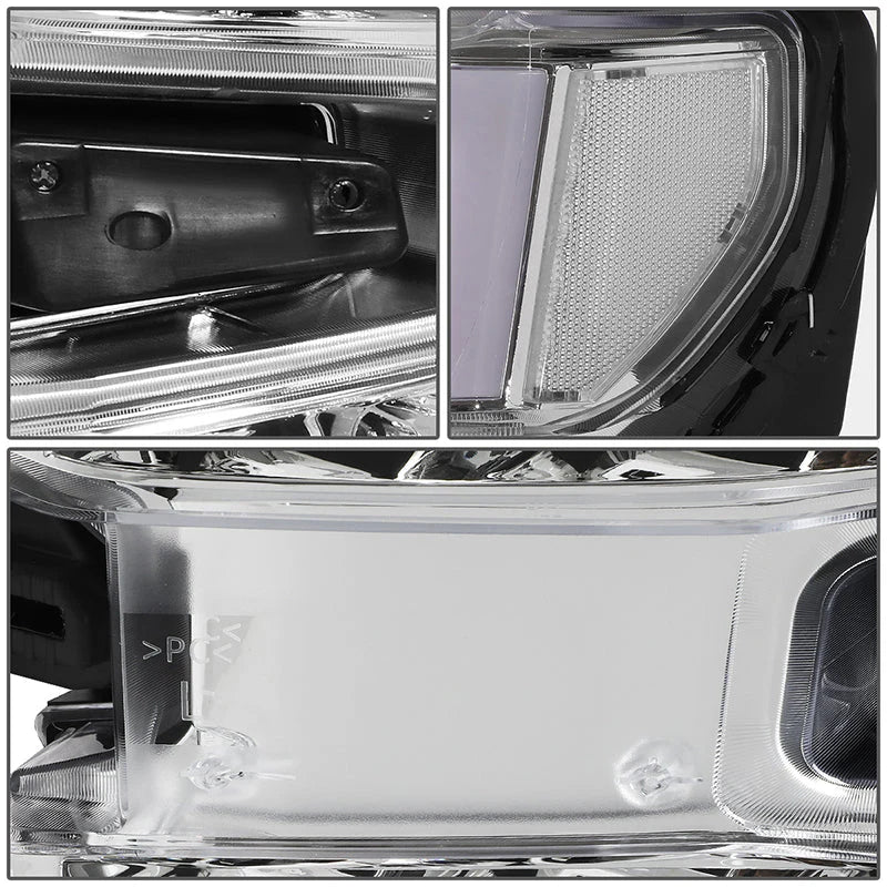 LED DRL Projector Headlights 19-21 Chevy Silverado 1500