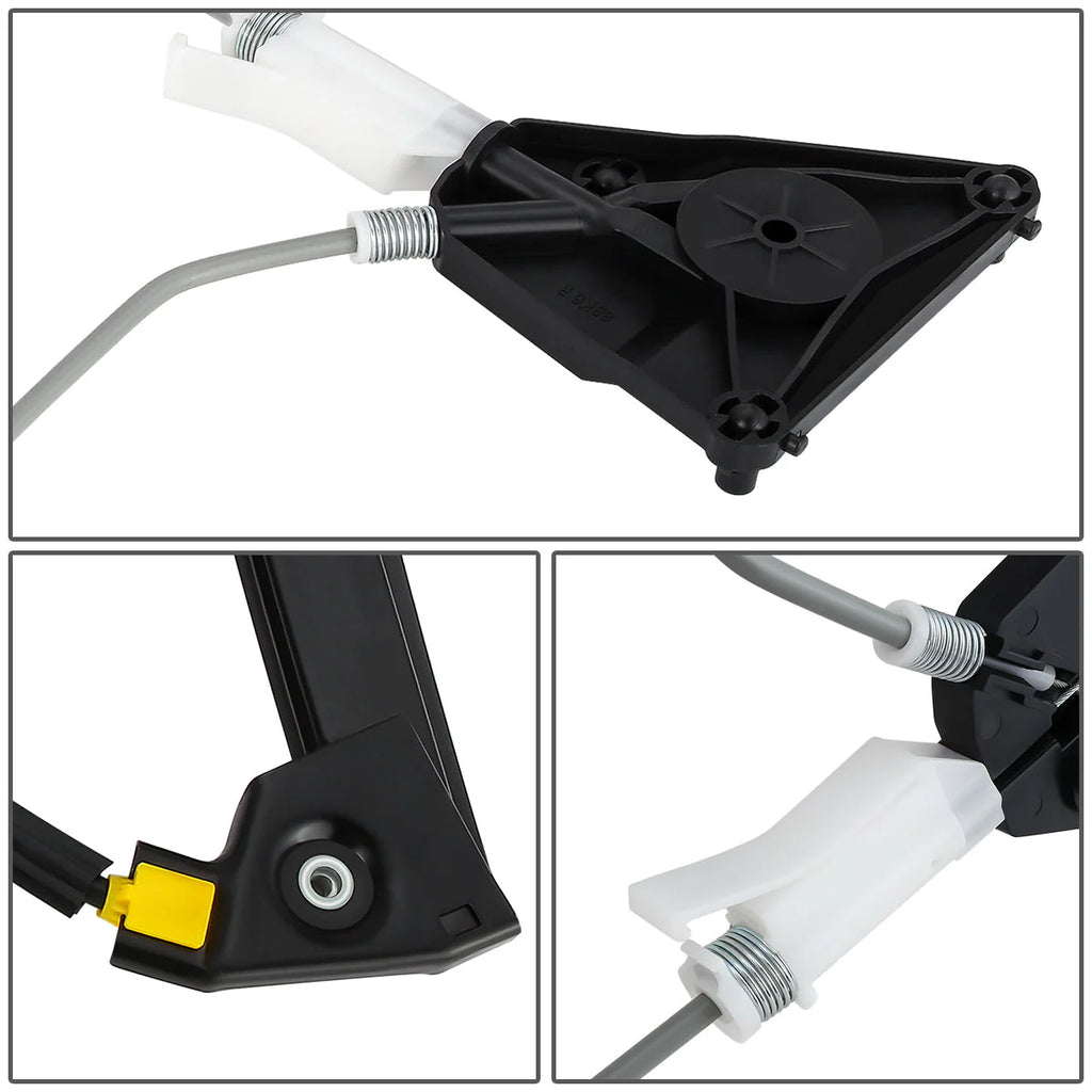 06-13 Audi A3 Power Window Regulator w/o Motor - Front Right Passenger Side