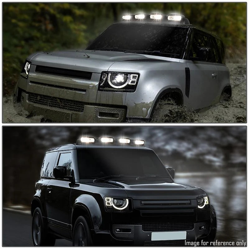 Amber Lens Roof Mounted Fog Light w/ Switch 38 in. X 9 in. X 4 in.
