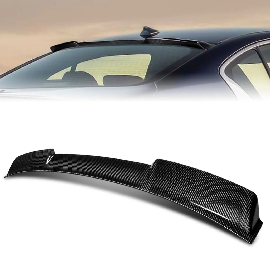14-23 Infiniti Q50 VIP-Style Rear Window Roof Spoiler - Carbon Fiber