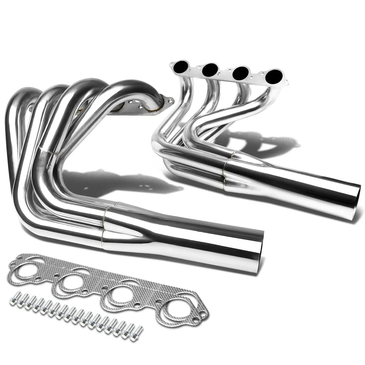 Chevy Big Block BBC V8 Jet Boat Above Transom 4-1 Exhaust Header - Stainless Steel