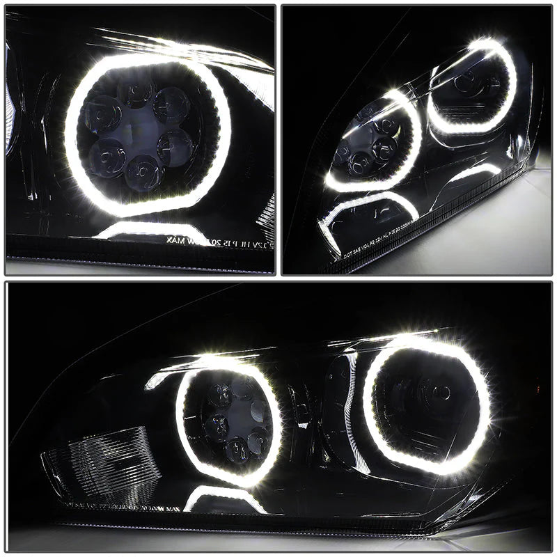 LED DRL Halo Projector Headlights 18-21 Freightliner Cascadia