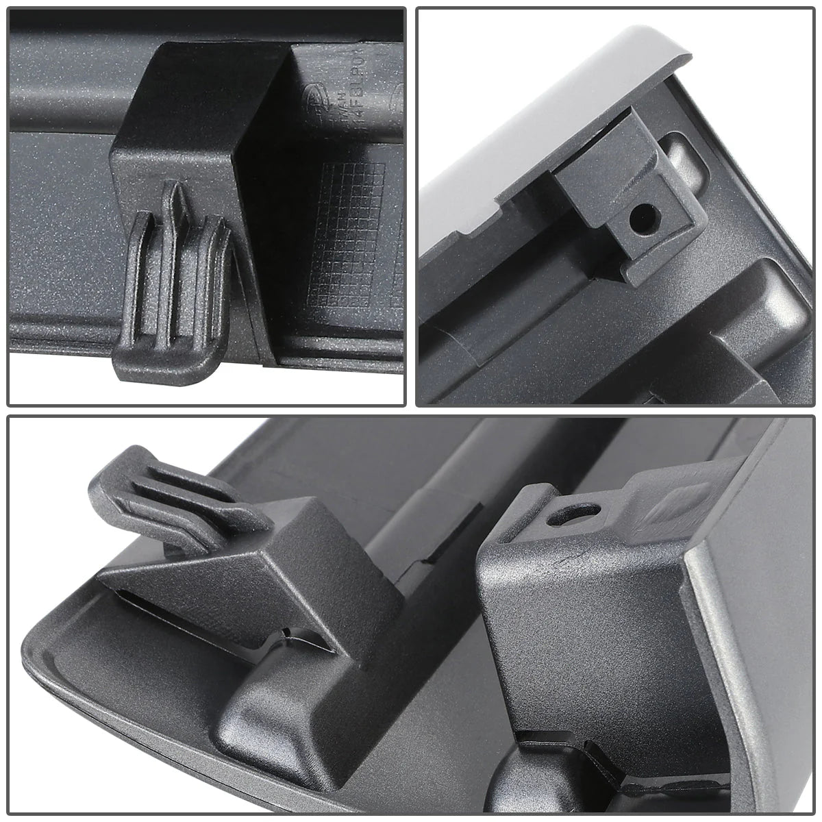Gray Front License Plate Trim Cover 14-15 GMC Sierra 1500