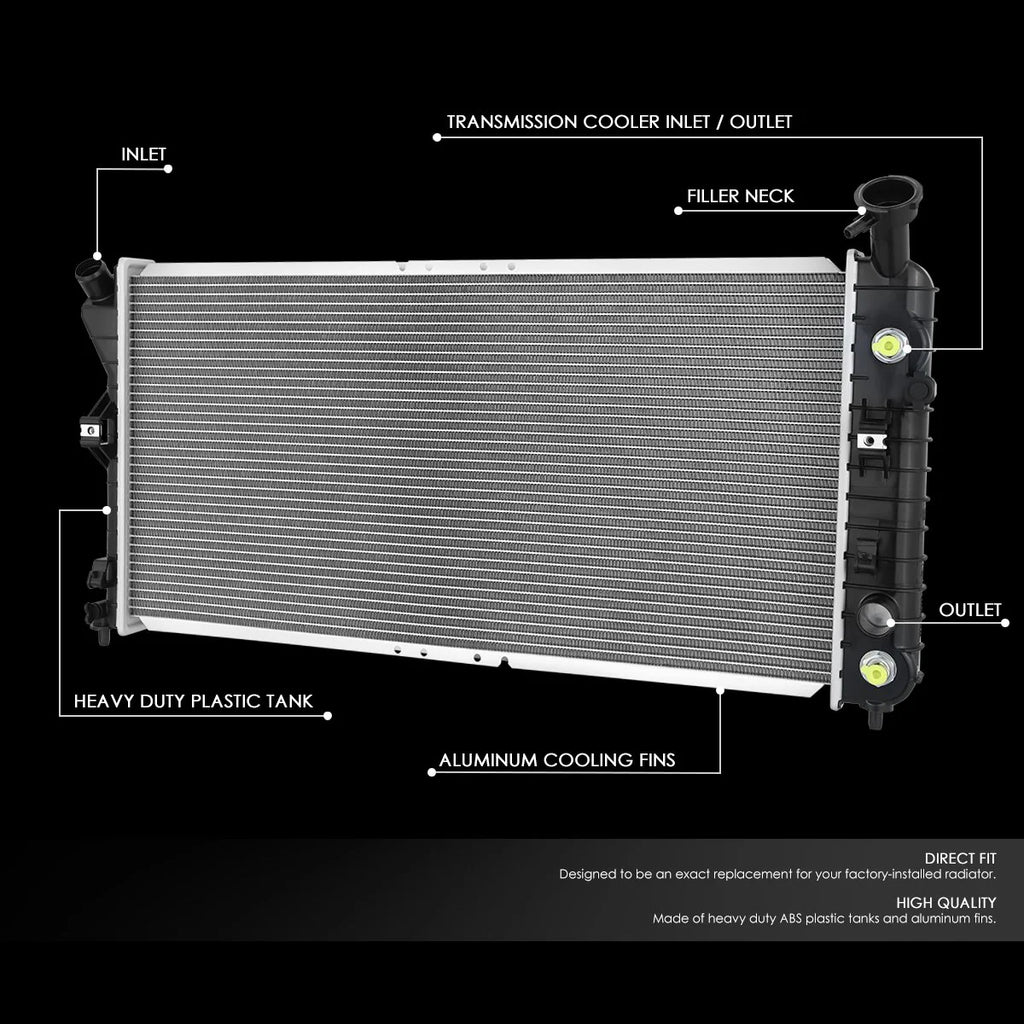2351 Replacement Radiator 00-03 Buick Regal, Chevy Impala 3.4L 3.8L AT