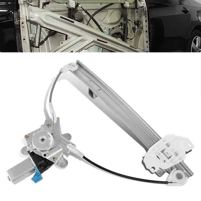 96-00 Hyundai Elantra Power Window Regulator w/Motor - Rear Right Passenger Side