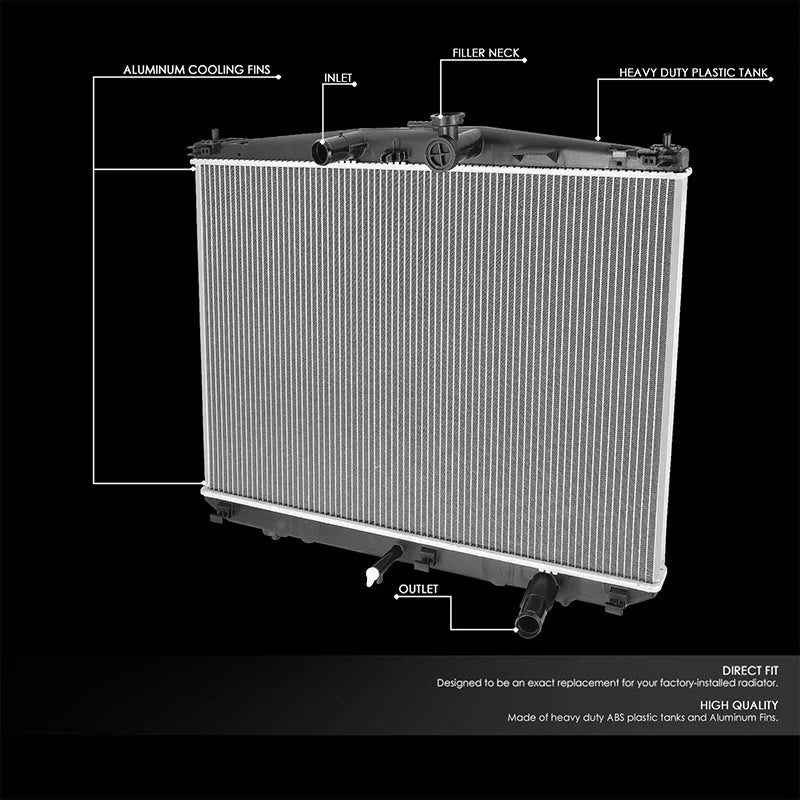 13657 Replacement Radiator 17-19 Toyota Highlander 3.5L V6