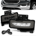 LED Fog Lights w/ Switch Wiring Harnesses 16-19 GMC Sierra 1500 (Limited)