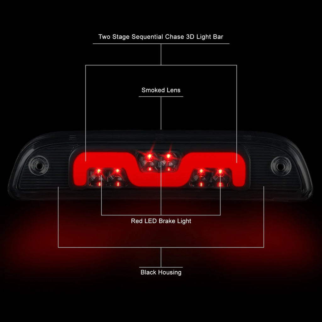 LED Sequential 3rd Brake Light 95-15 Toyota Tacoma 16-23 Tacoma Access Extended Cab