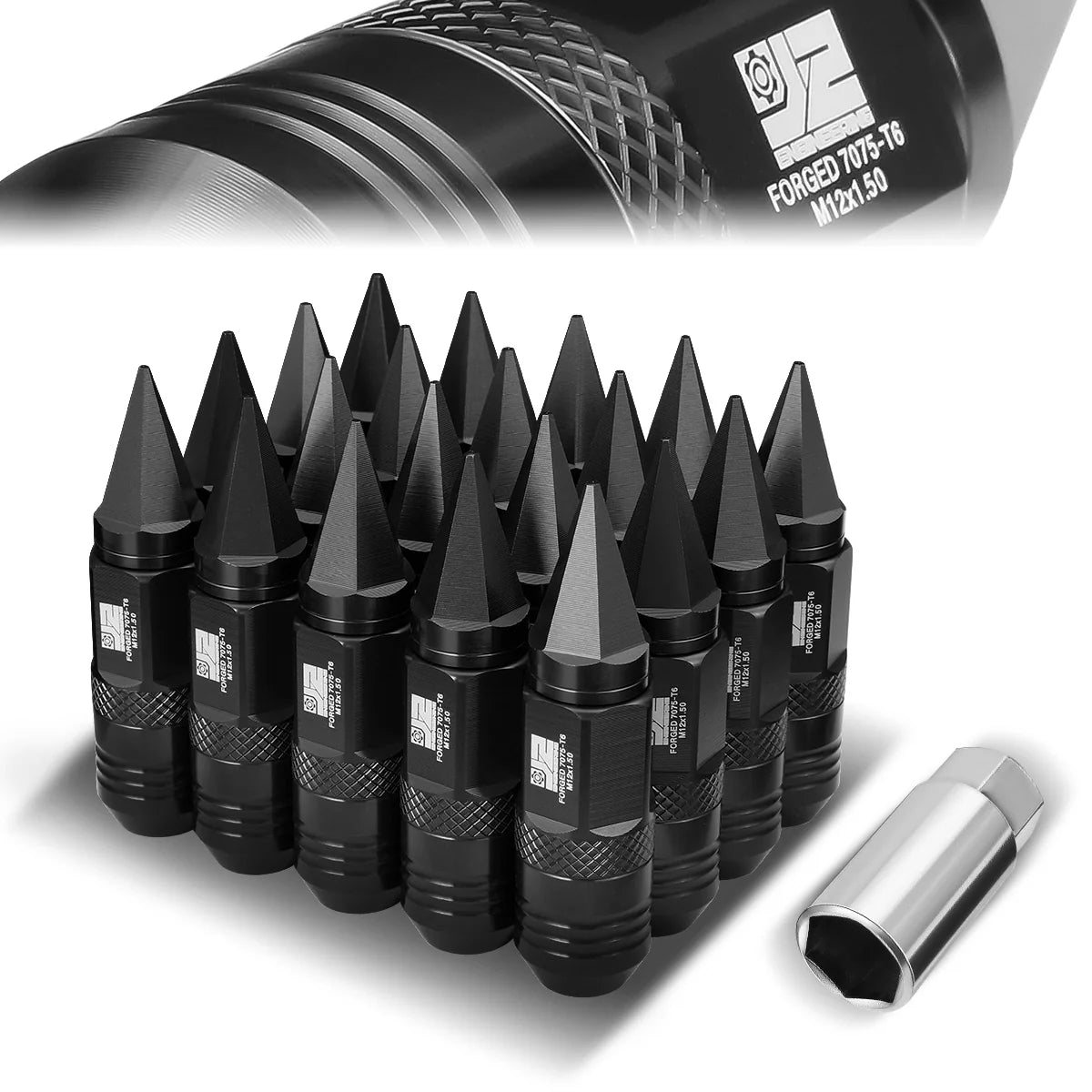 20 Pcs Aluminum Lug Nuts[A Variety of color options] Universal