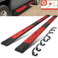 6 in. Wide Flat Step Running Boards 07-19 Chevy Silverado GMC Sierra Crew Cab