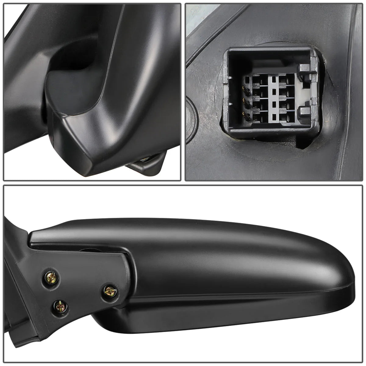 Powered Side View Mirror (Left) 90-93 Honda Accord