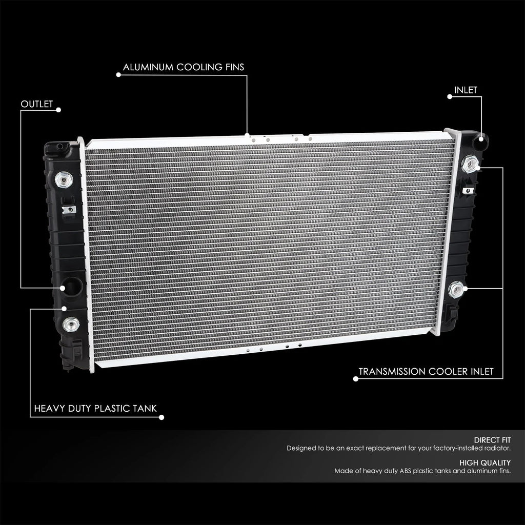 1700 Replacement Radiator 95-96 Oldsmobile Aurora 4.0L