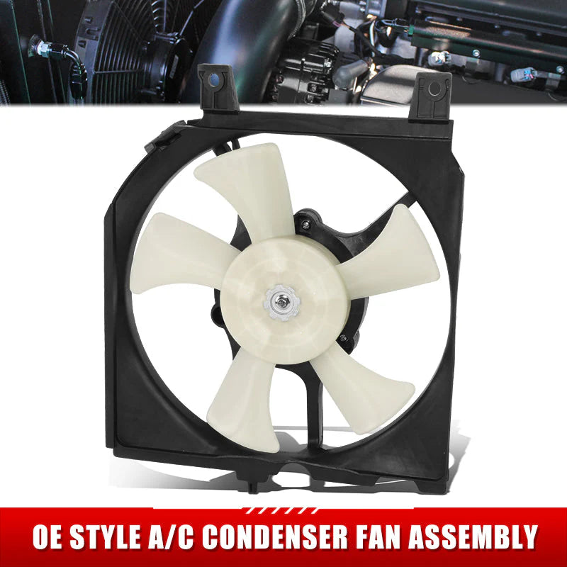 91-00 Nissan Sentra Tsuru NX 1.6L A/C Condenser Cooling Fan Assembly - NI3113101