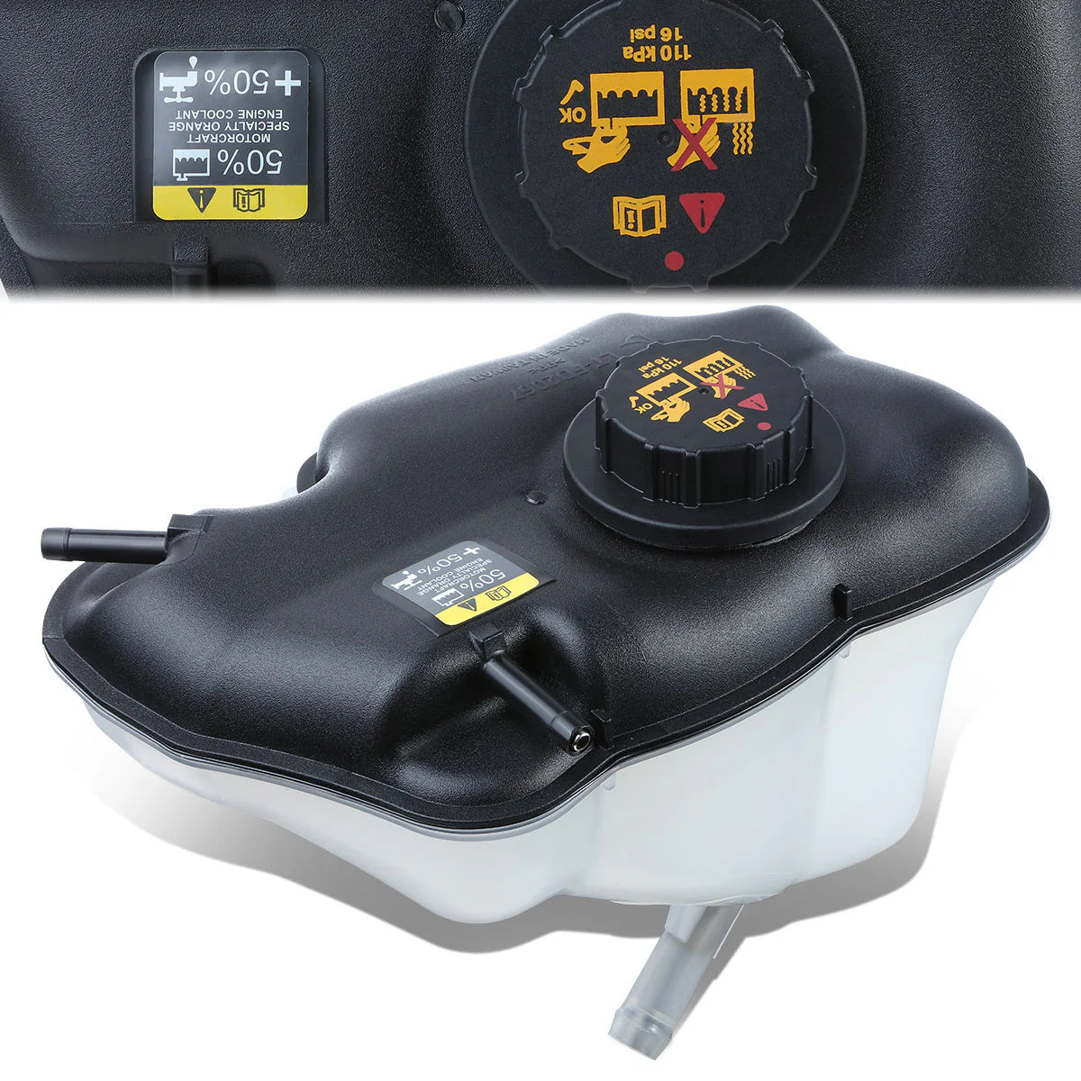 11-14 Ford Mustang 3.7L 5.0L Coolant Overflow Reservoir w/ Cap