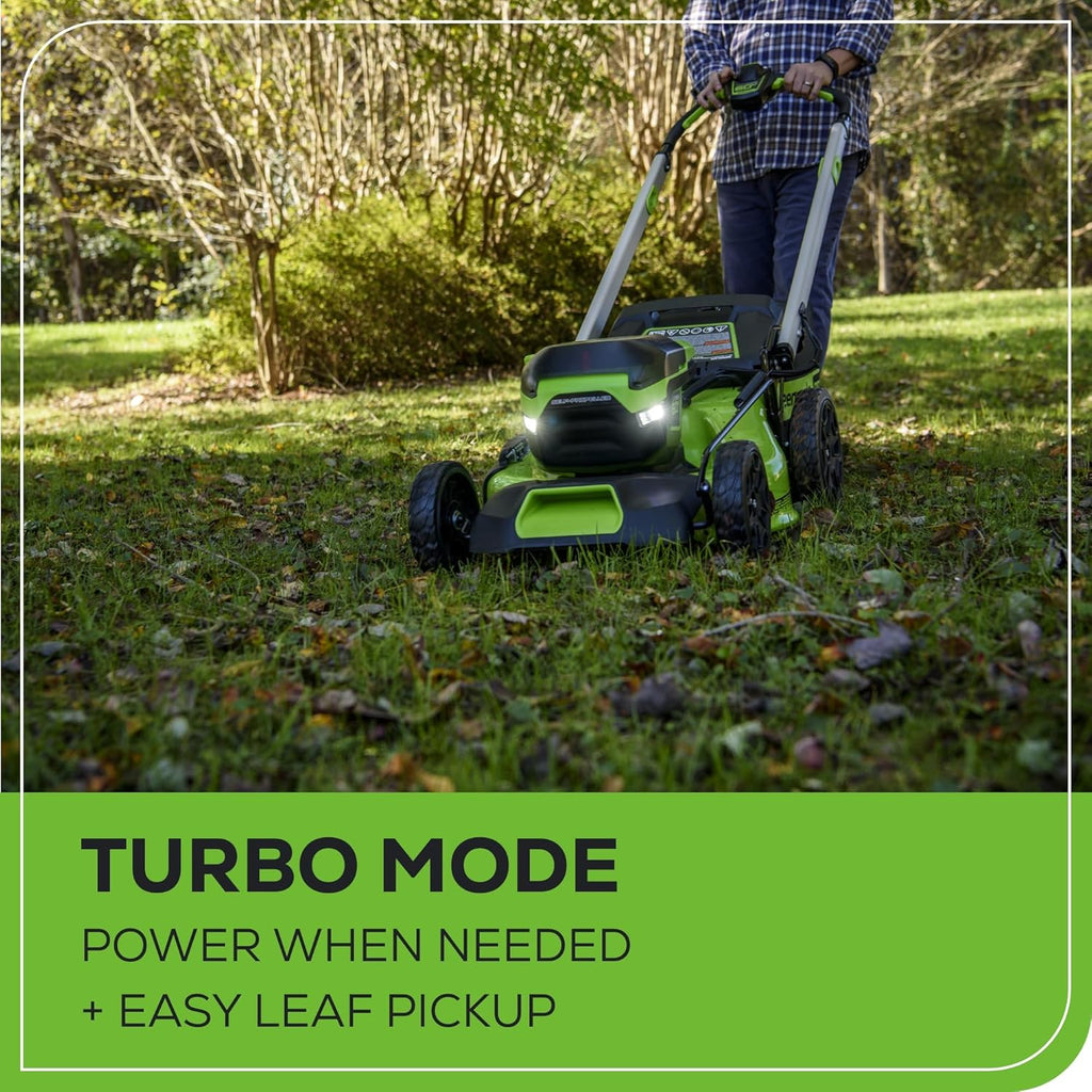 2026 60V 21” Cordless (Self-Propelled) Lawn Mower , 2 x 4.0Ah Batteries and Dual Port Rapid Charger