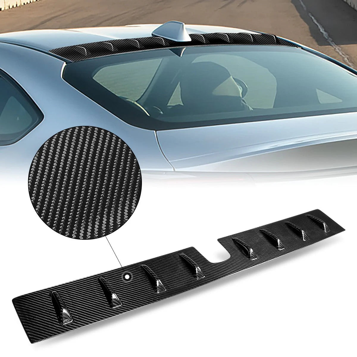 Vortex-Style Carbon Fiber Rear Trunk Lid Spoiler 22-23 Subaru WRX