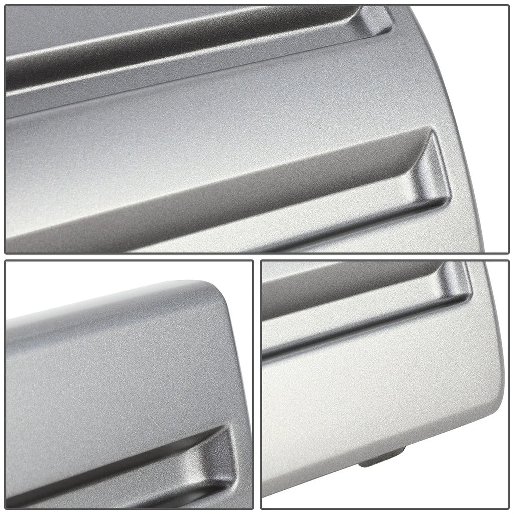 Gray Front License Plate Trim Cover 14-15 GMC Sierra 1500