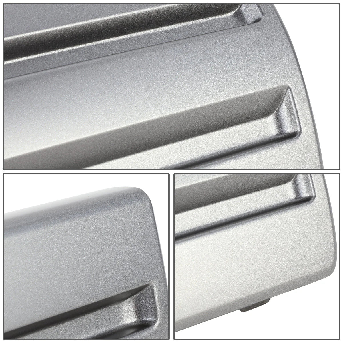 Gray Front License Plate Trim Cover 14-15 GMC Sierra 1500