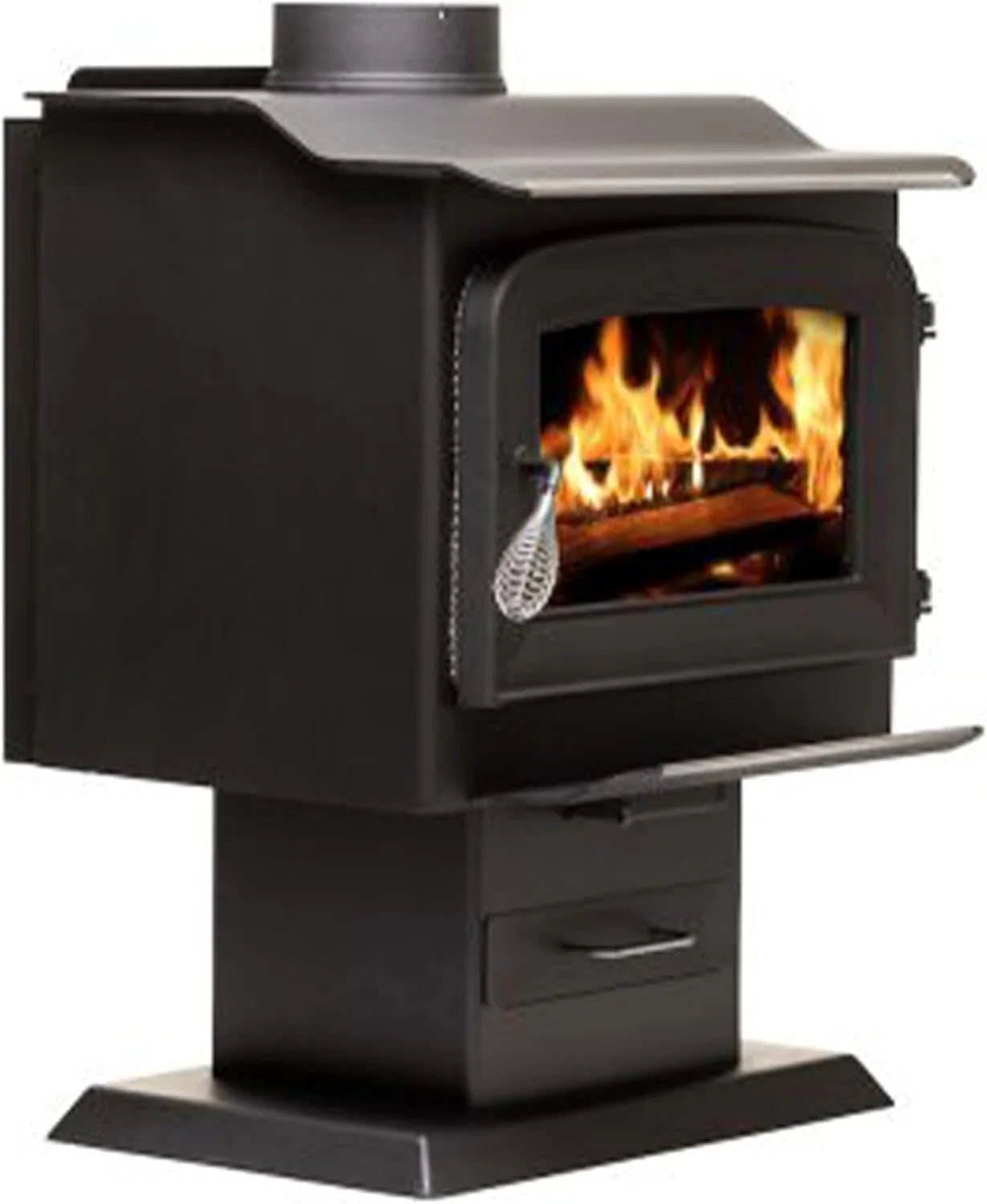 2026 Hearth AW1120E-P 1200 Sq. Ft. Pedestal Wood Stove