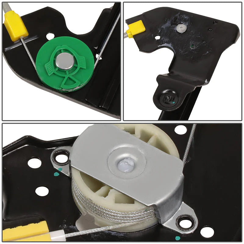 04-08 Ford F150 Lobo Extended Cab Power Window Regulator w/o Motor - Front Left Driver Side