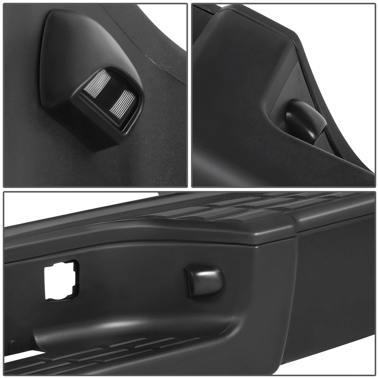 Rear Steel Bumper w/ Parking Sensor Holes 07-13 Chevy/GMC Silverado Sierra 1500