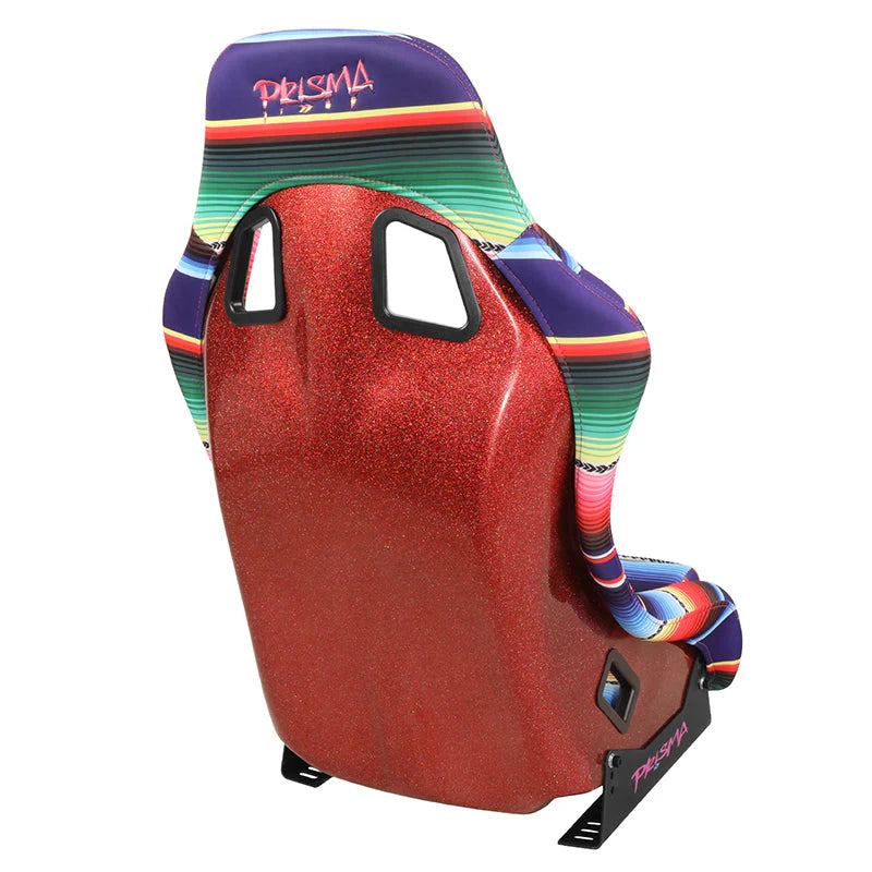 Vegan Micro Fiber Fixed Back Racing Bucket Seat Universal