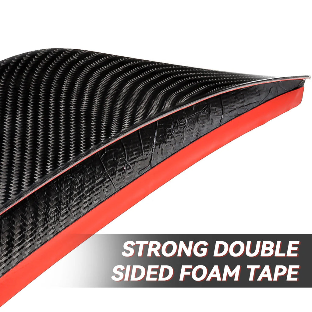 18-22 Toyota Camry V-Style Rear Window Roof Spoiler - Carbon Fiber