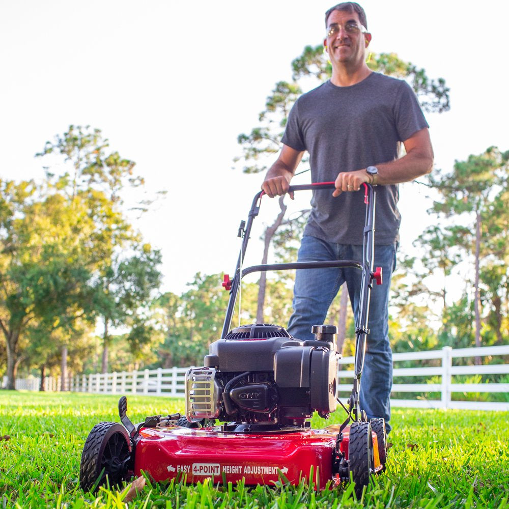 2026 20-Inch 125Cc Gas Push Mower with Briggs & Stratton Engine
