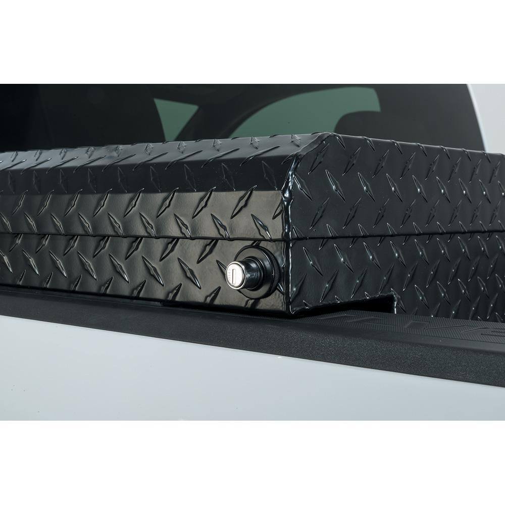 2026 61.86′′ Matte Black Aluminum Low Profile Truck Tool Box for Mid-Size Trucks