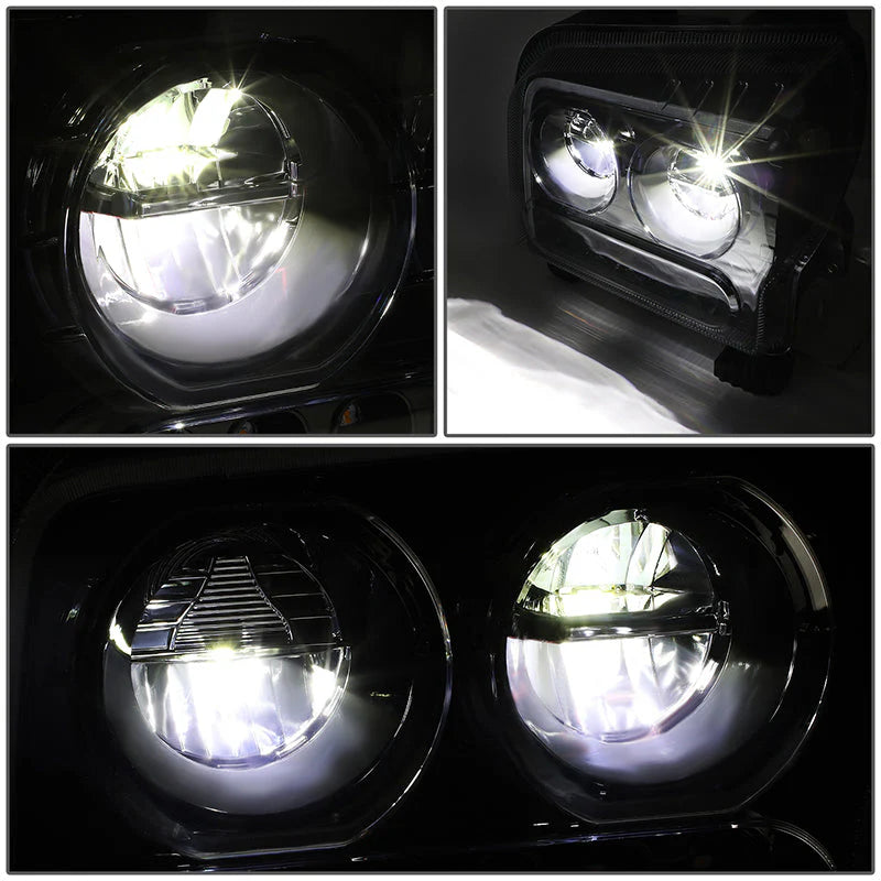 LED DRL Halo Sequential Headlights 19-22 Kenworth W990