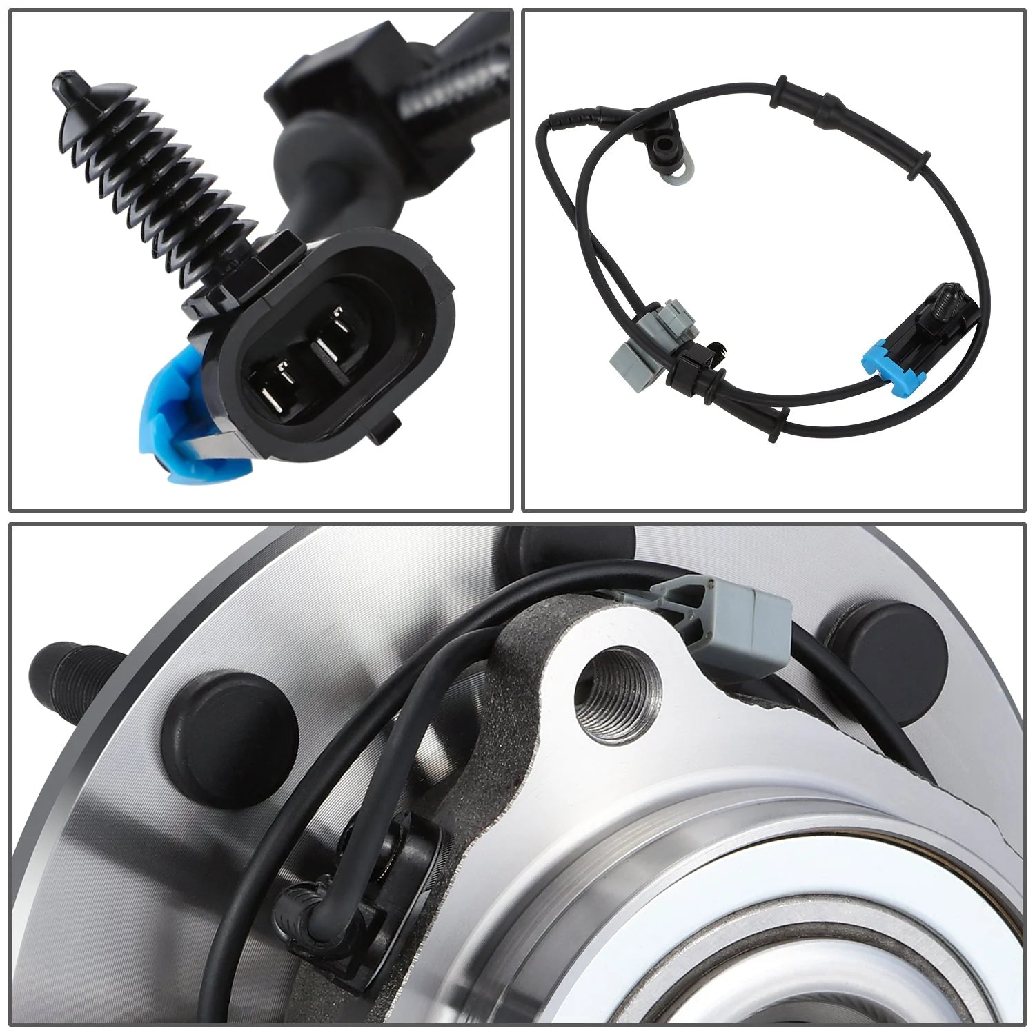 Front Wheel Bearing Hub Assembly 07-10 Chevy/GMC Silverado Sierra 2500HD 3500 Classic