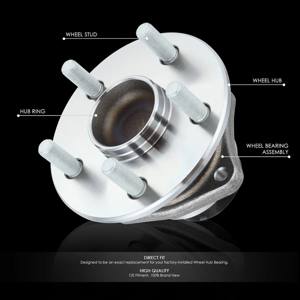 Rear Left or Right Side Wheel Bearing & Hub Assembly 03-08 Pontiac Vibe, Toyota Corolla Matrix, 05-10 Scion tC