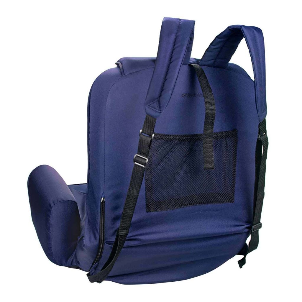 2026 High-Back Portable Seat with Armrests & Pockets, UV-Resistant, Water-Repellent Fabric
