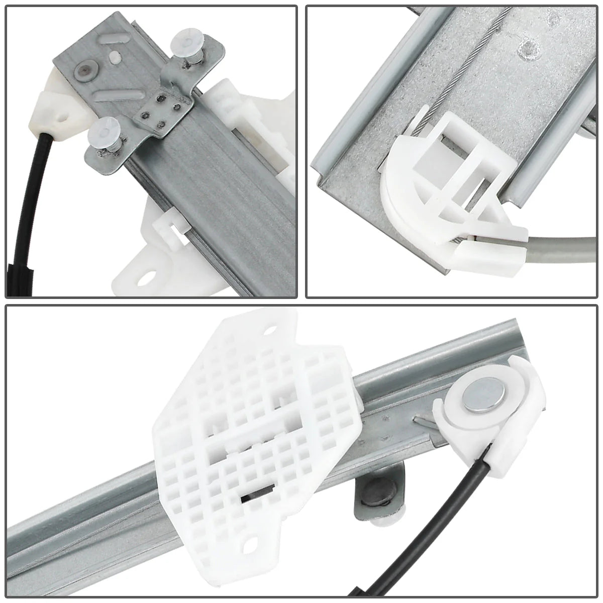 06-11 Hyundai Accent Sedan Kia Rio5 Manual Window Regulator - Front Right Passenger Side
